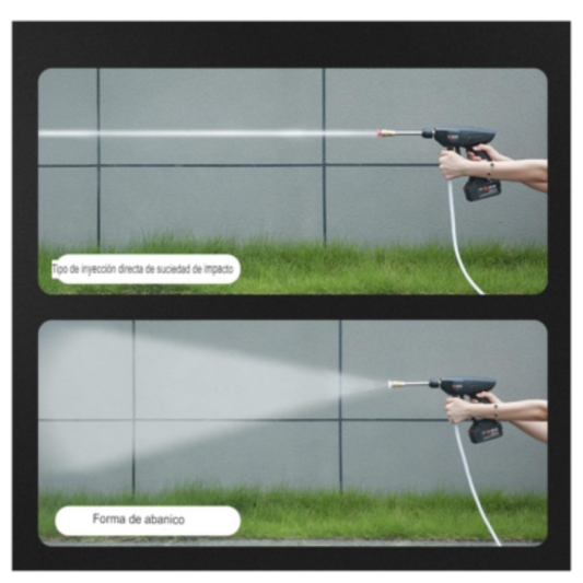 Hidrolavadora Portátil con 2 Baterías